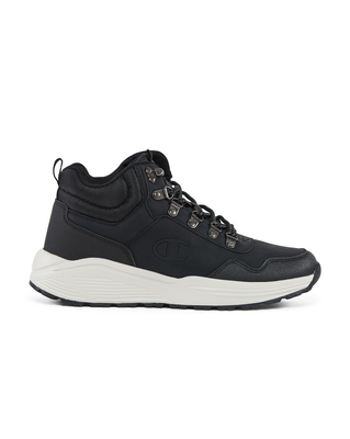 Champion men climb rx mid mid cut shoe (s21924)-black, Black, medium