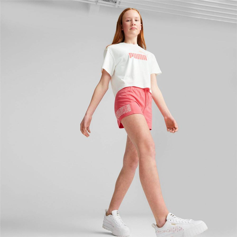 High-waist girls shorts-null