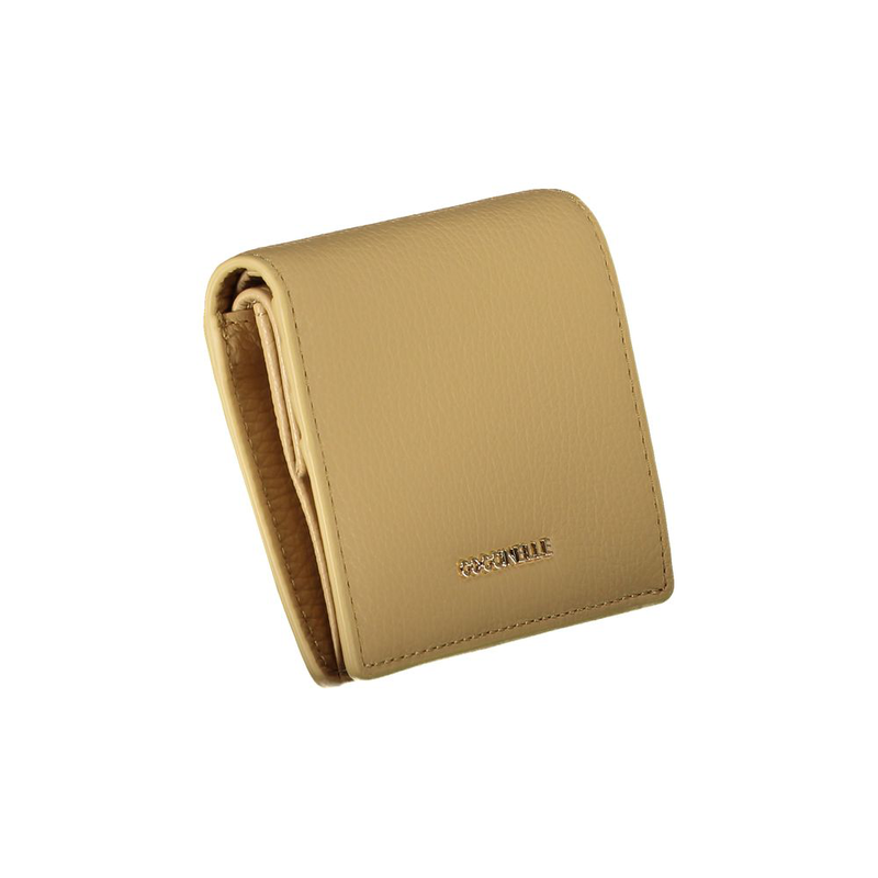 Beige leather women wallet-null