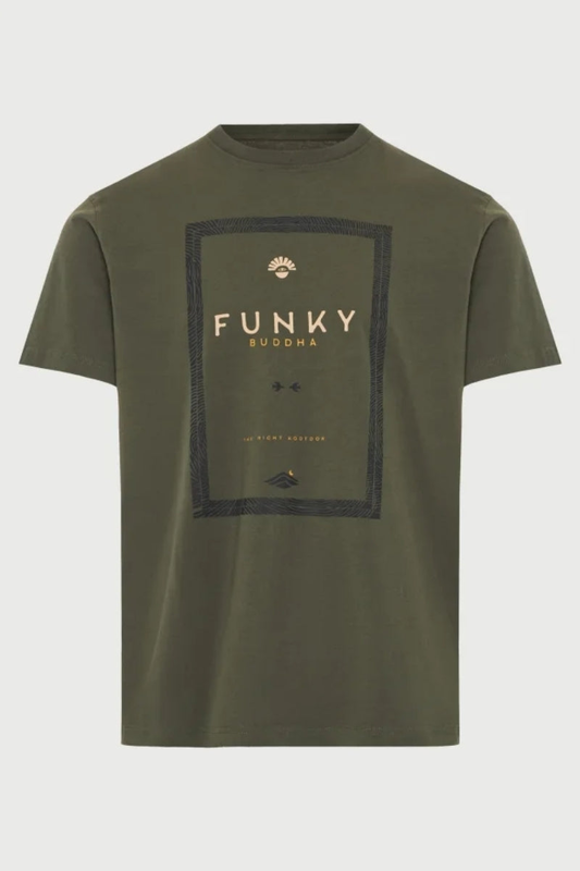 T-shirt km with print - funky buddha-null