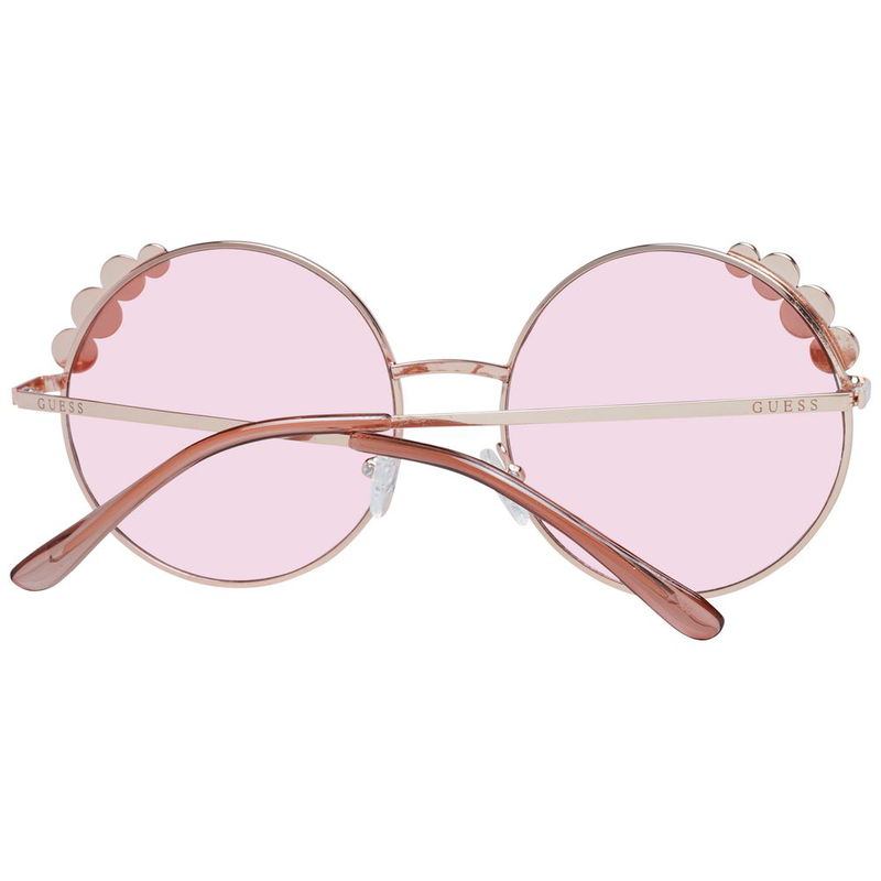 Rose gold metal sunglasses-null