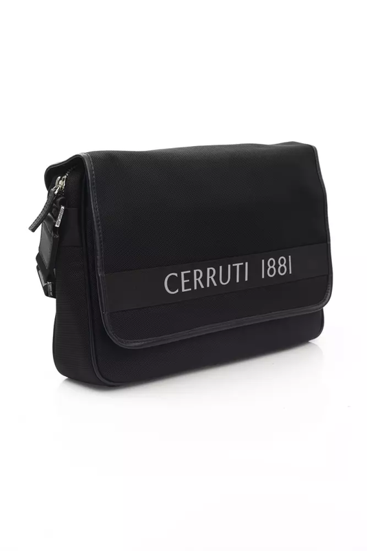 Black nylon women crossbody bag-null