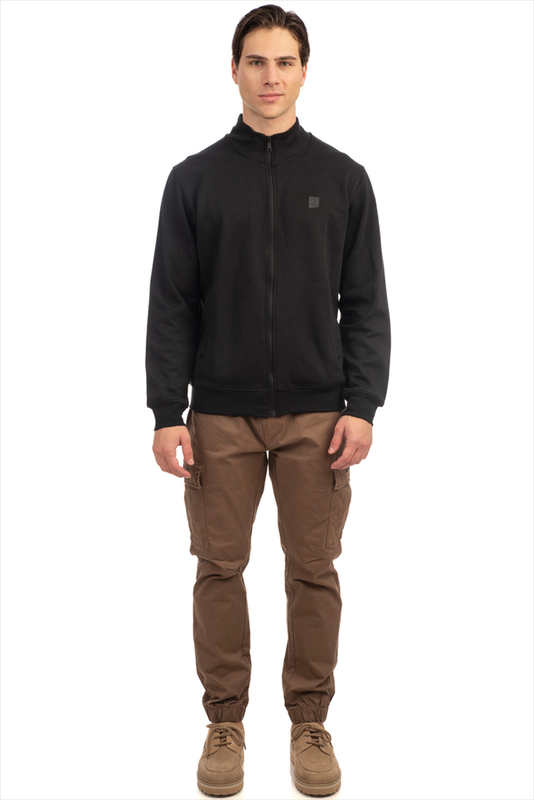 Rebase brashed fleece full zip-null