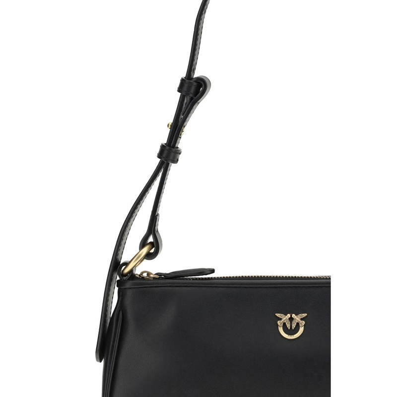 Black calf leather bos taurus shoulder bag-null