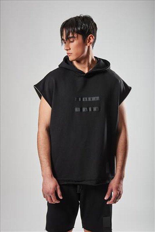 Xzeno premium hoodie with zip details-null