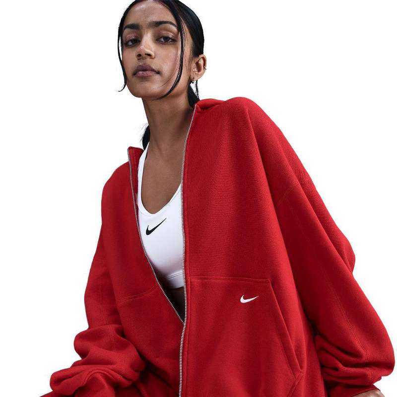 Nike sportswear womens street fleece full-zip hoodie-null