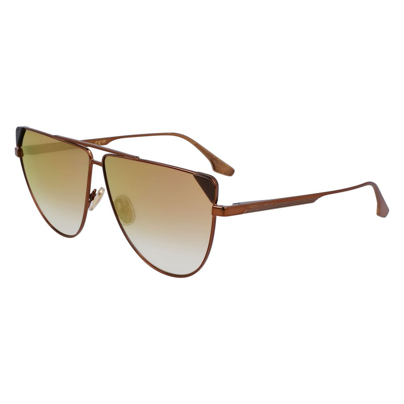 Brown metal sunglasses-null