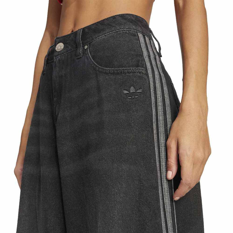 Adidas denim wide pant-null