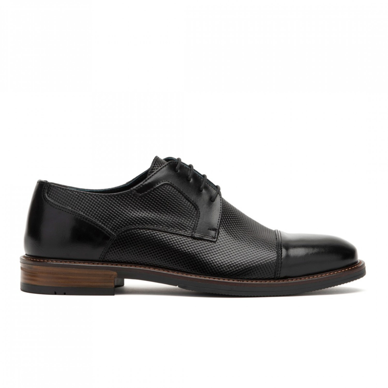 Derby leather shoes-null