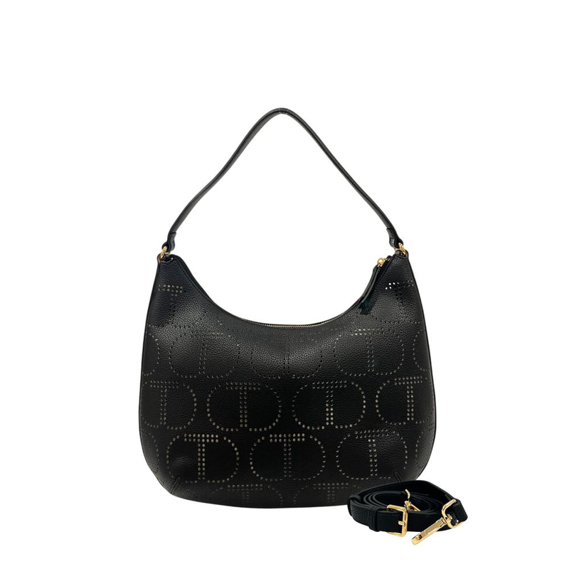Black pu women handbag-null