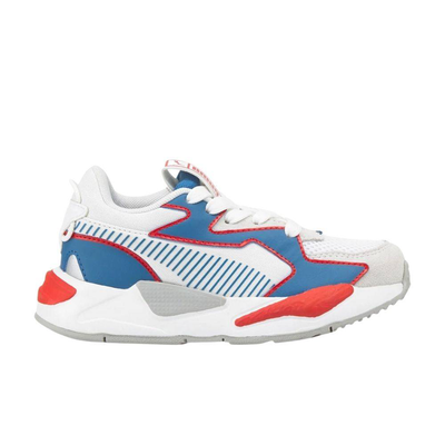 Rs-z outline kids sneaker, White / Blue / Red, medium