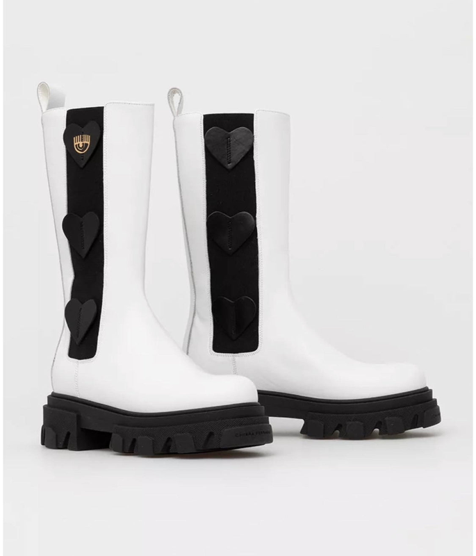 Chiara ferragni white boots 64%-null