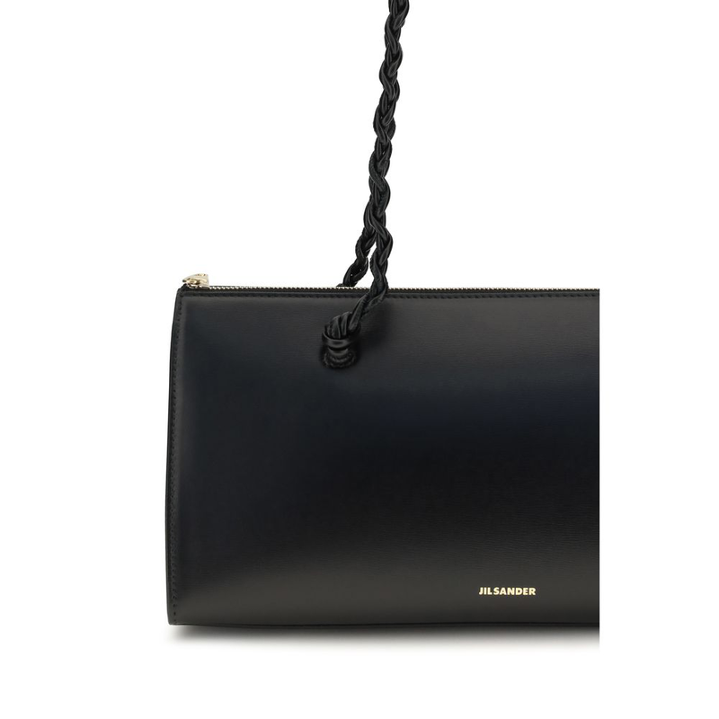 Black calf leather bos taurus shoulder bag-null