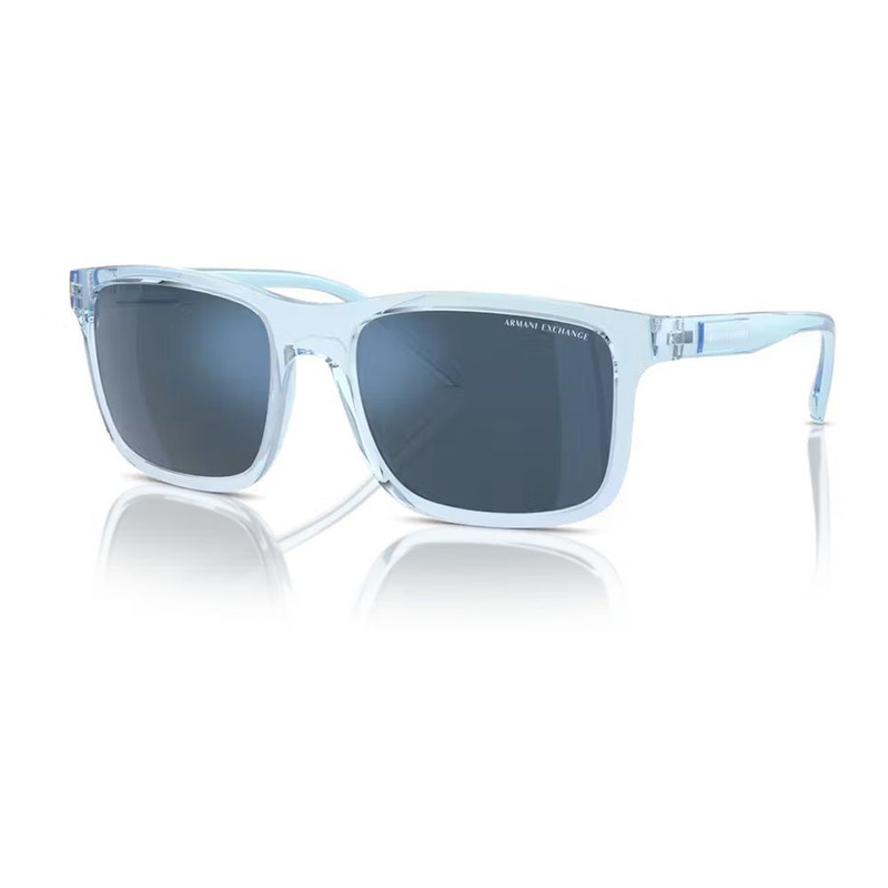 Blue injected sunglasses-null