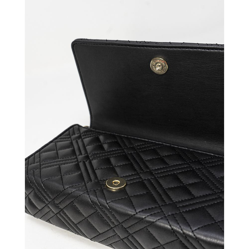 Black polyethylene handbag-null