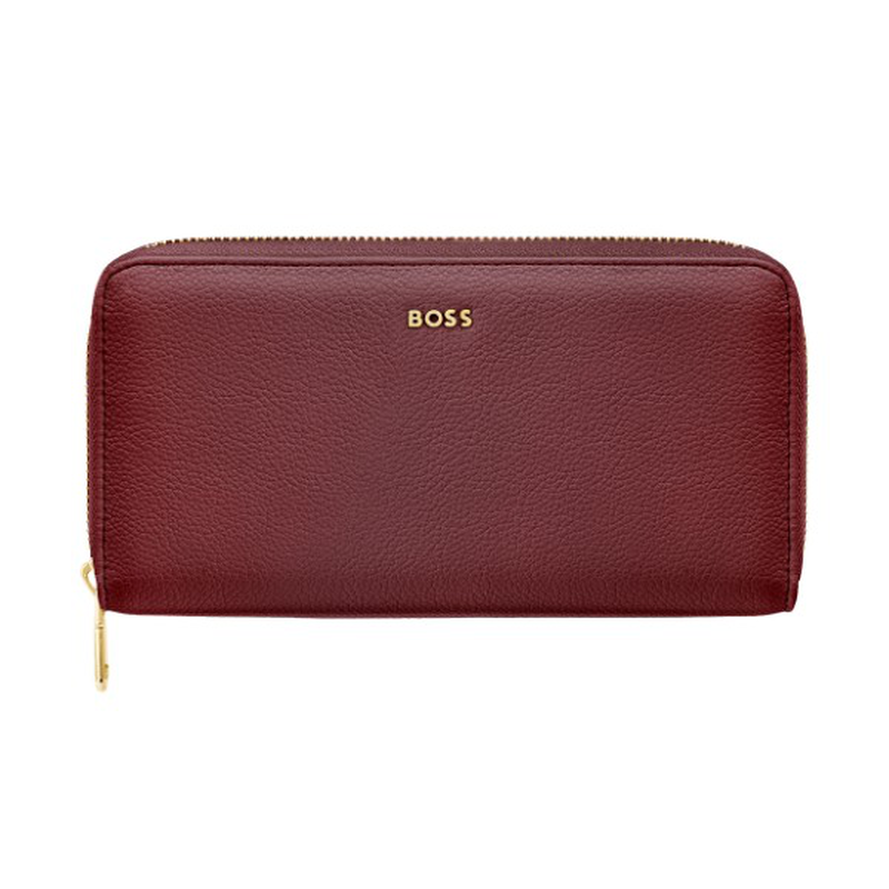 Boss travel wallet signature lady burgundy-null
