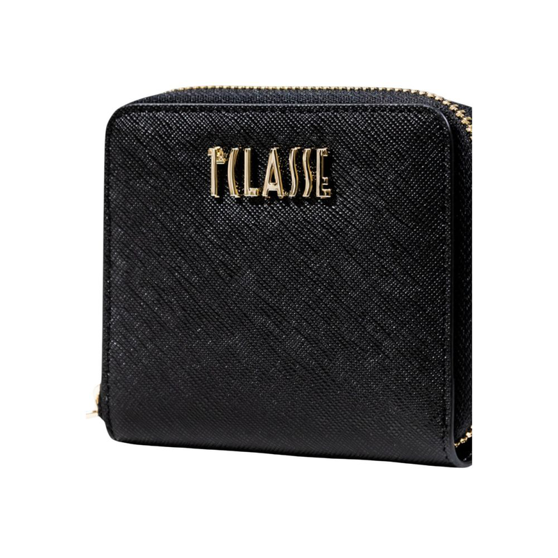Black pvc wallet-null