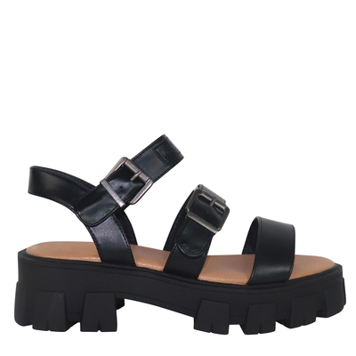 Koniarisshoes γυναικείο πέδιλο, Black, medium