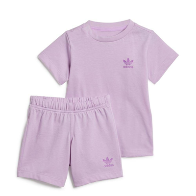 Adidas short tee set, Lilacc, medium