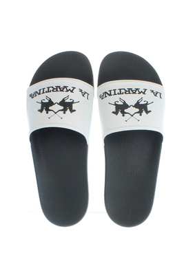 La martina man slides lfm231.110.3700, White, medium