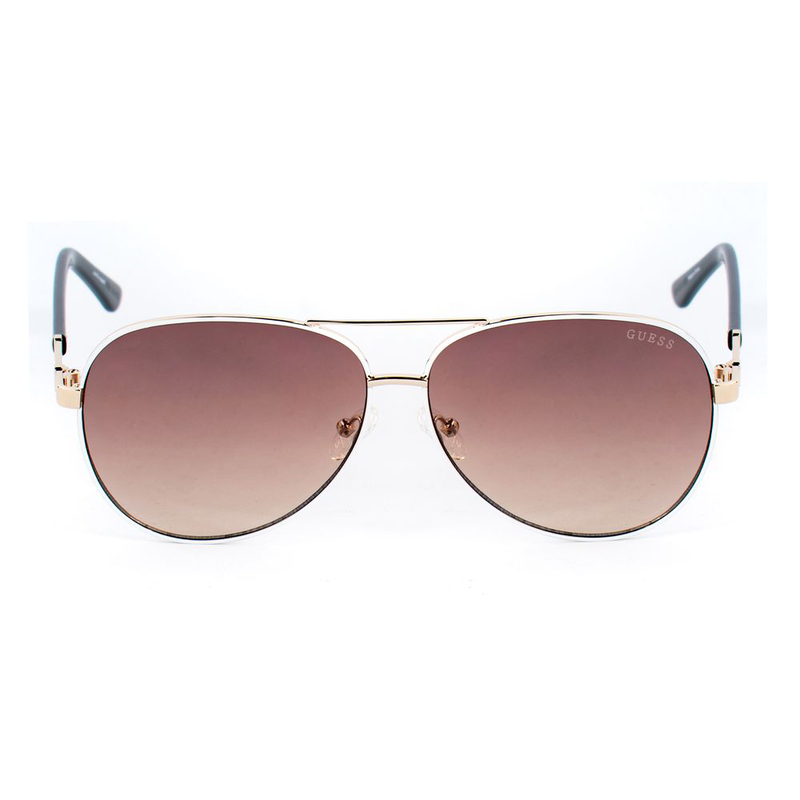 White metal sunglasses-null