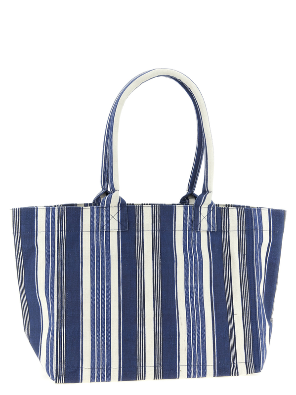 Blue cotton tote bag-null