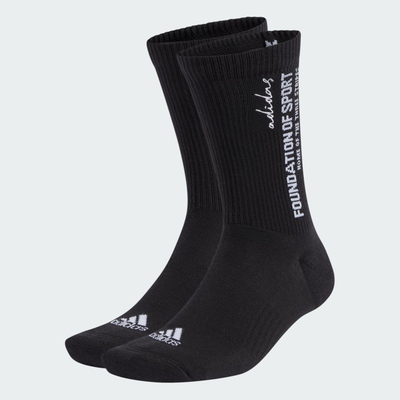 Cushioned sportswear slogan graphic crew 2 pair pack