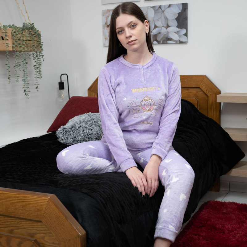 Womens velvet pajamas #j1599-null