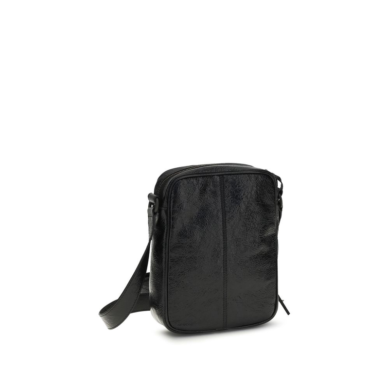 Black lamb ovis aries aries shoulder bag-null