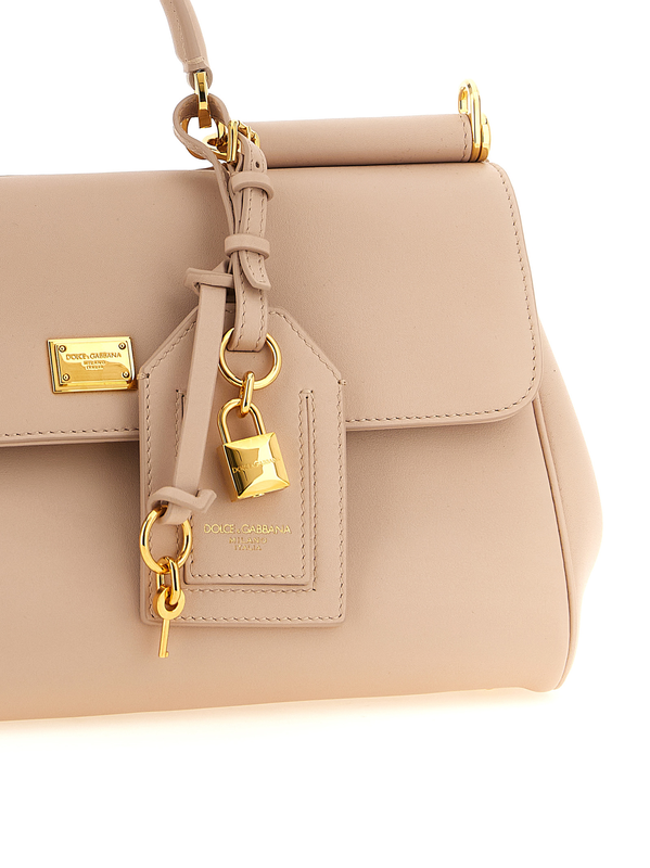 Multicolor leather handbag-null