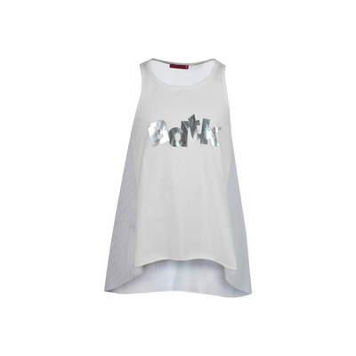 Body talk children's bdtk tank top for girls white, , medium