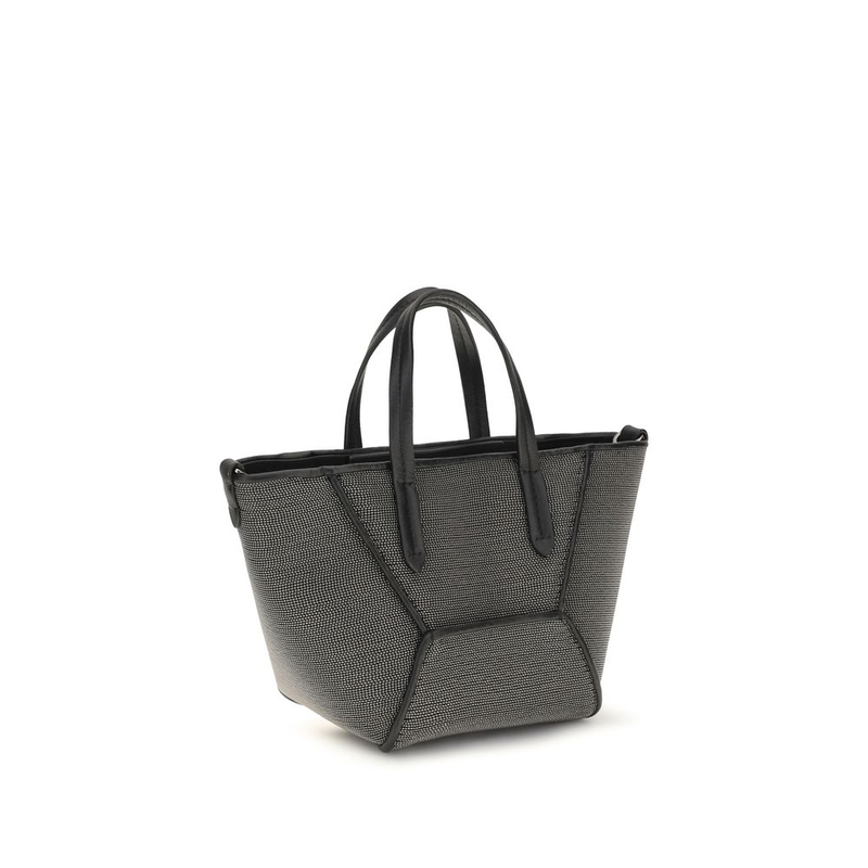 Black calf leather bos taurus shoulder bag-null
