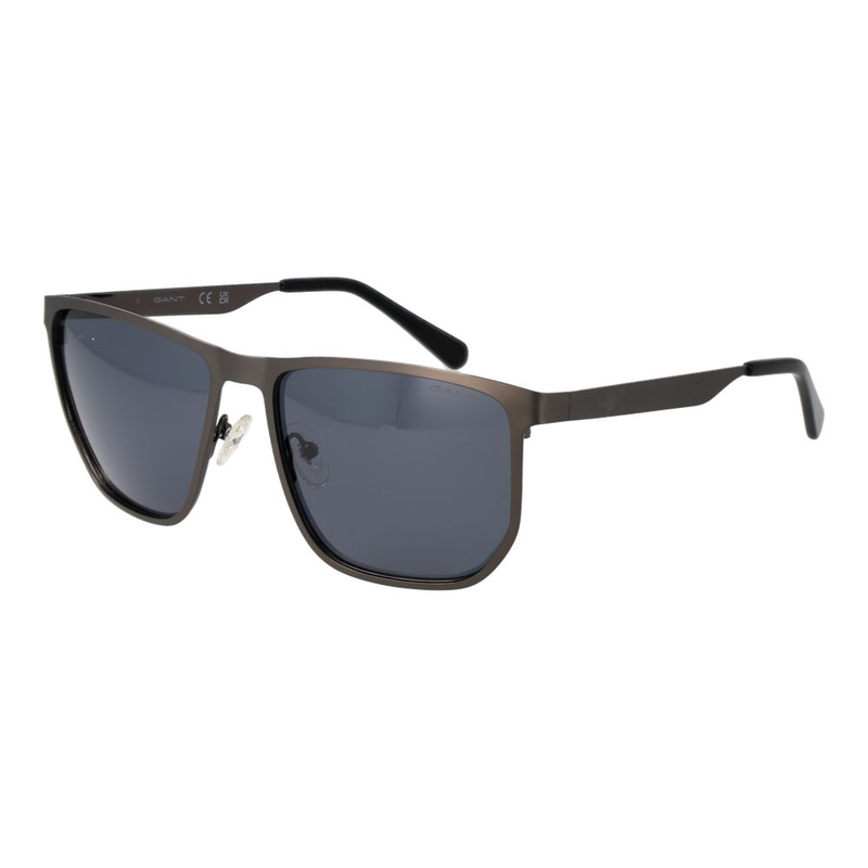 Gray metal sunglasses-null