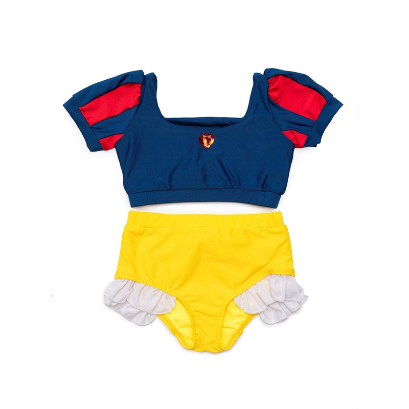 Great pretenders snow white swim suit - 2 piece , size us 3-4 image number null