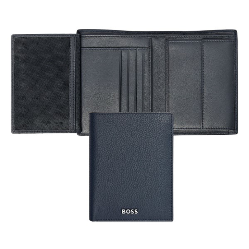 Product image: Boss money wallet vertical flap classic grained navy-null