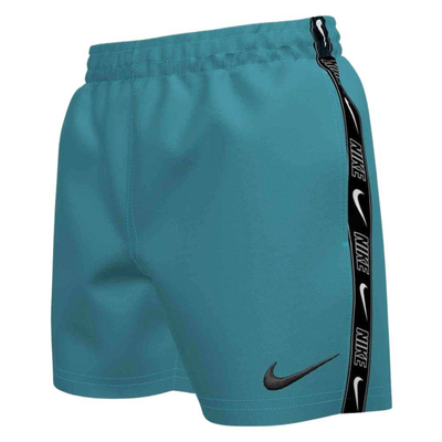 Boys logo tape 4" volley short, Dusty Cactus, medium