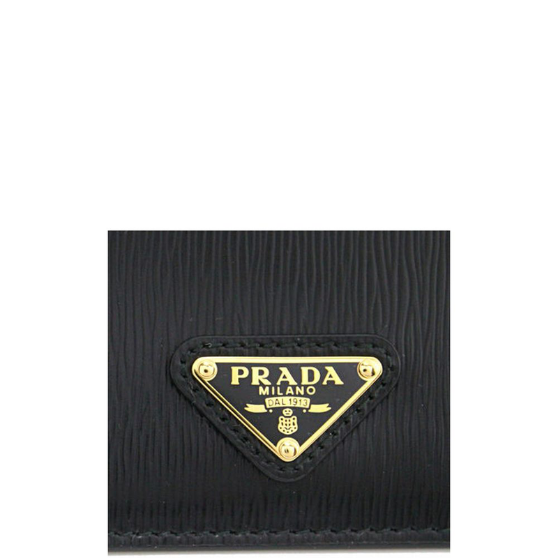 Black calfskin cardholder-null