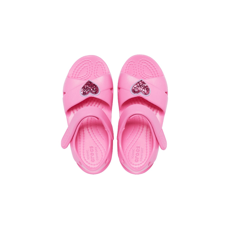 Crocs kids' classic cross-strap charm sandal-null