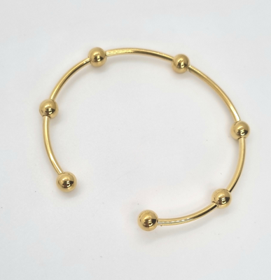 Beaded cuff bracelet