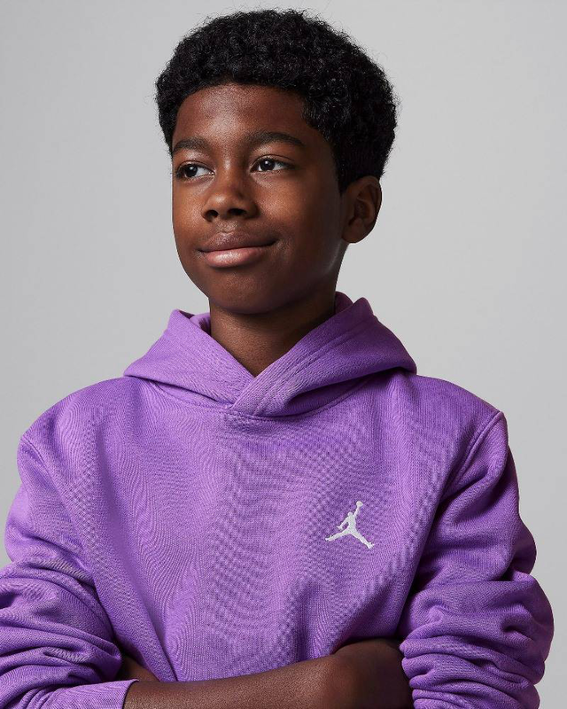 Boys mj brooklyn fleece pullover-null