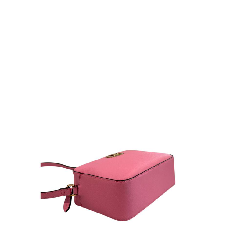 Pink pu women crossbody bag-null