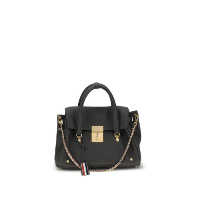 Gray calf leather bos taurus handbag, Grey, medium