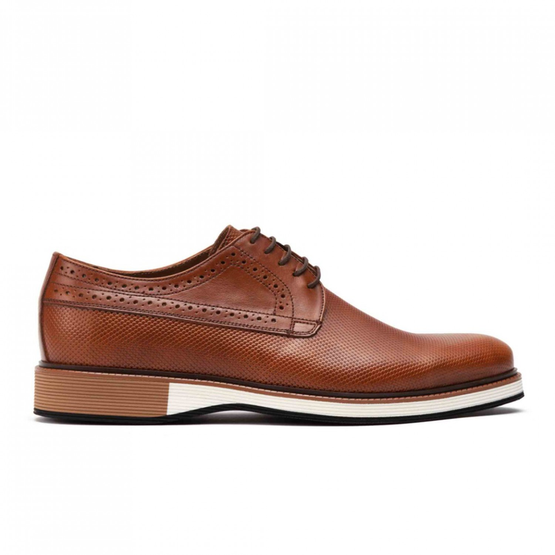 Product image: Split leather shoes in contrast sole-null