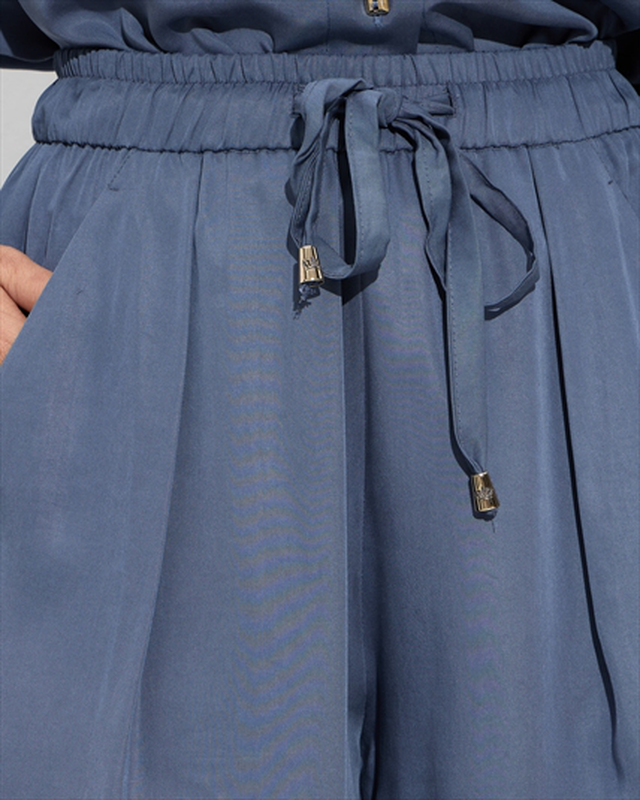 Tencel trouser drawstring-null