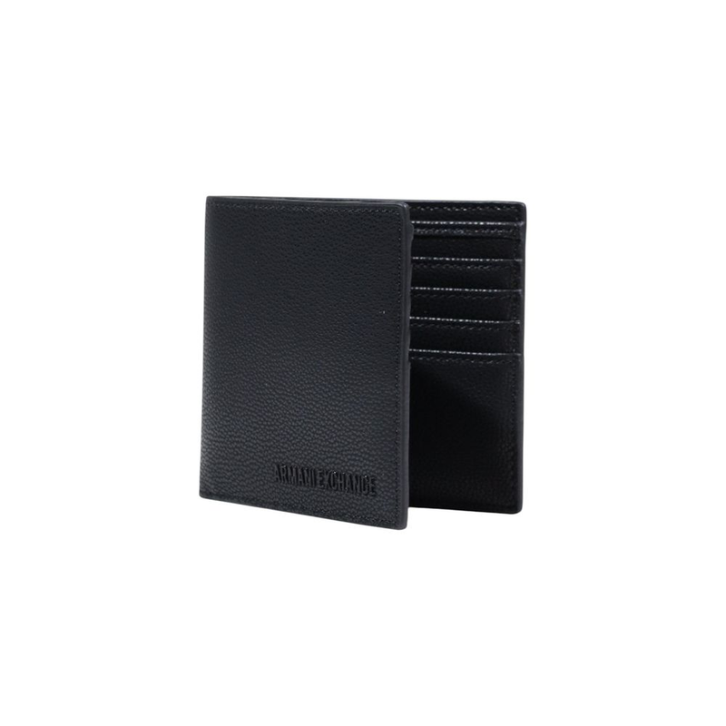 Black polyester wallet-null