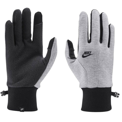 Nike tech fleece lg 2.0 gloves, Grey, medium