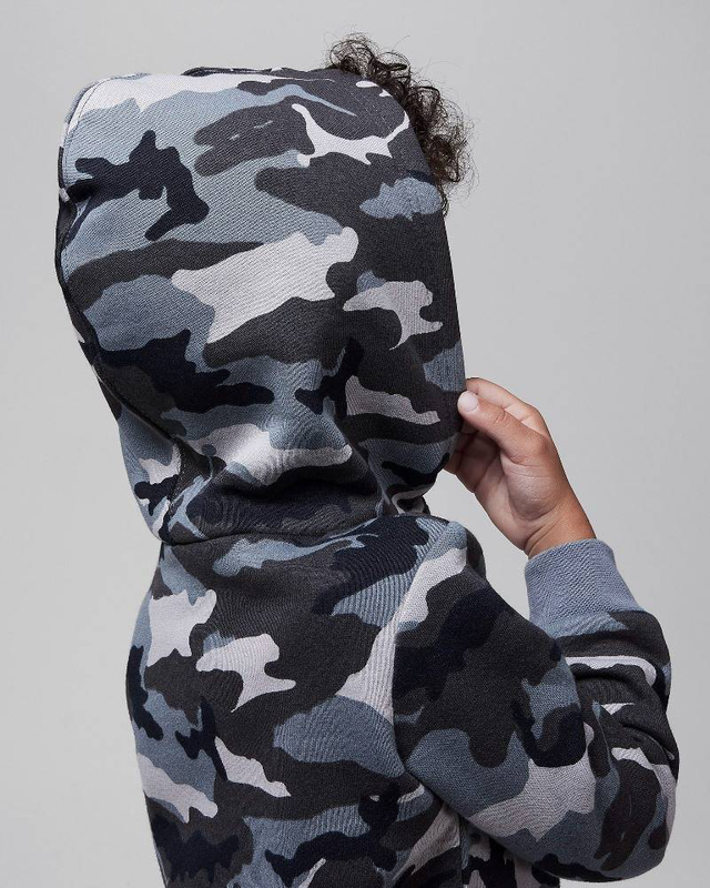 Nike jordan little kids mj mvp camo fleece pullover set-null