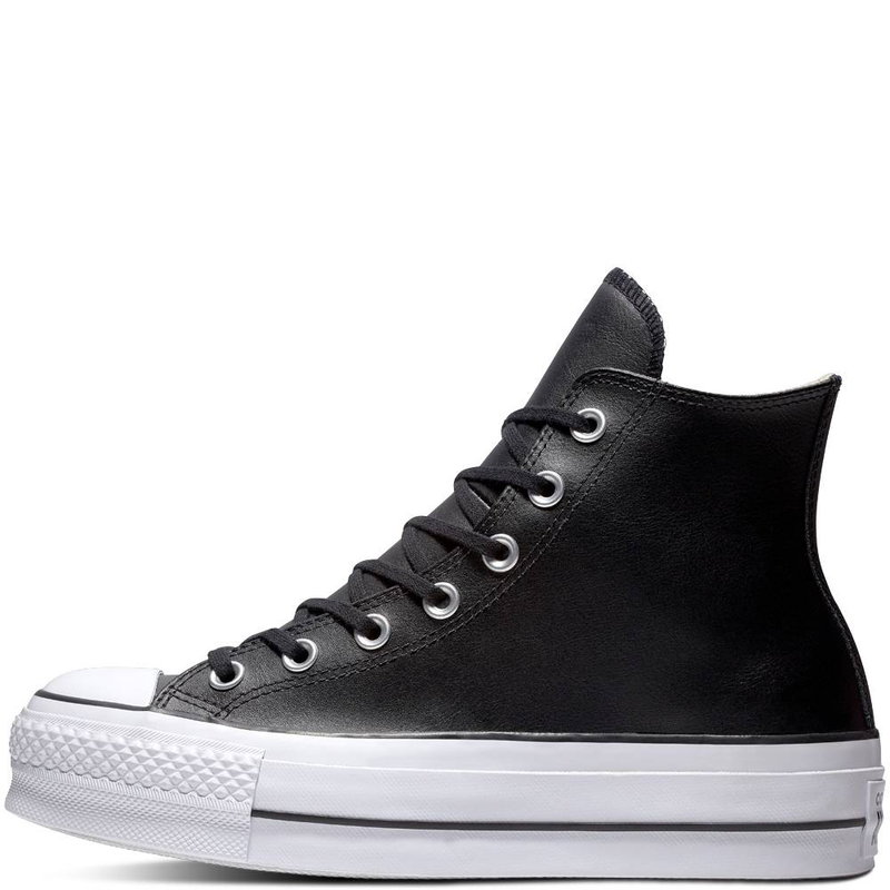 Converse all star platform leather high-top-null
