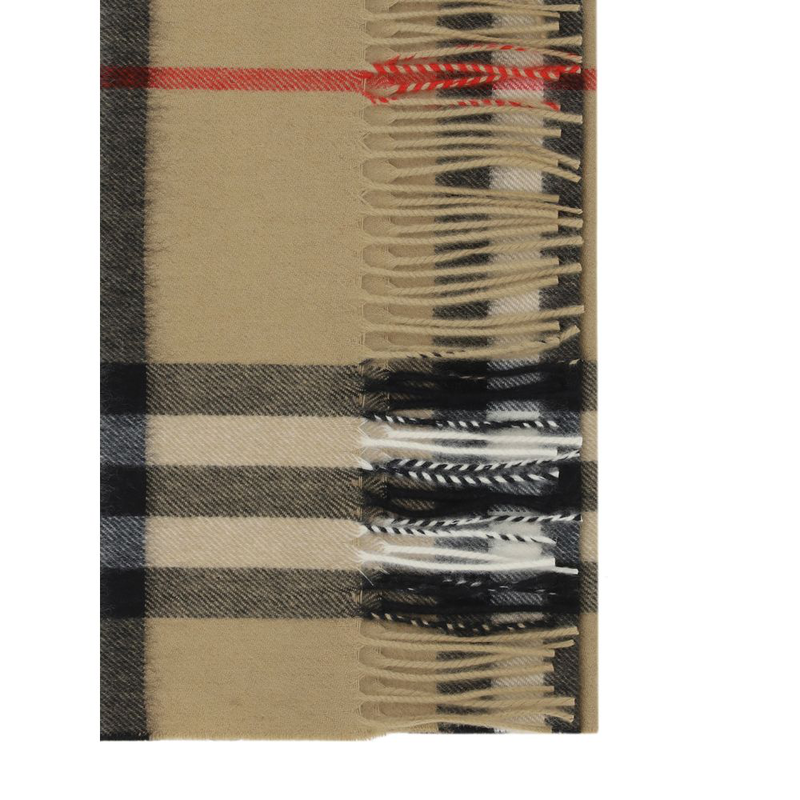 Brown cashmere scarf-null