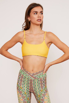 Wolven ruched top in fauna, fauna, medium
